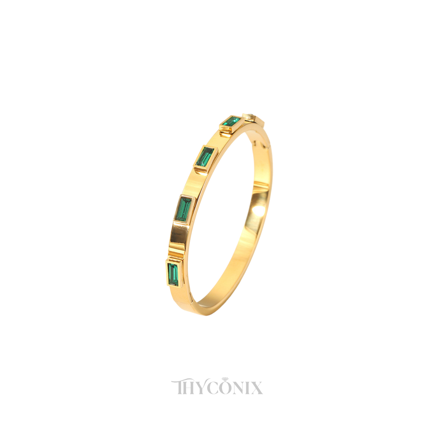 Emerald Stone Bangle