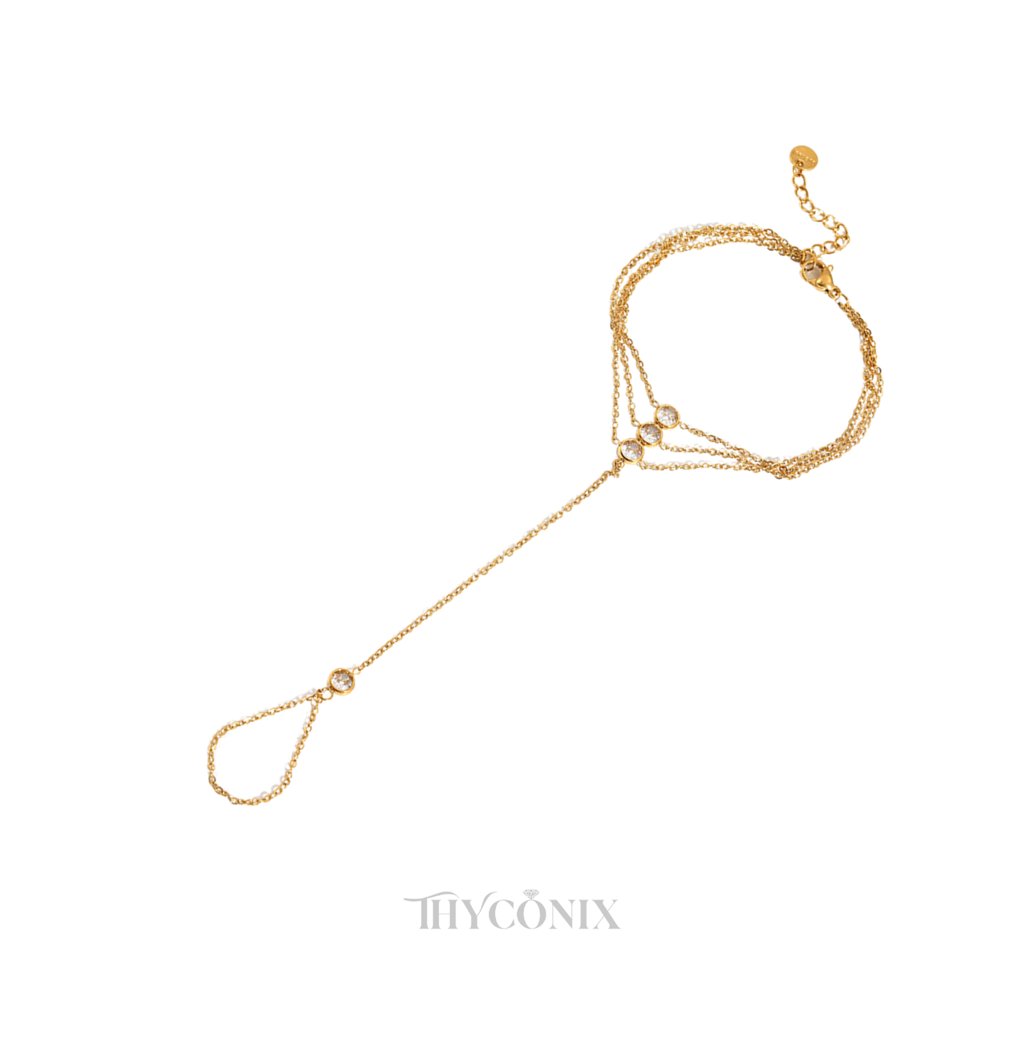 Flock of Gold Hand chain