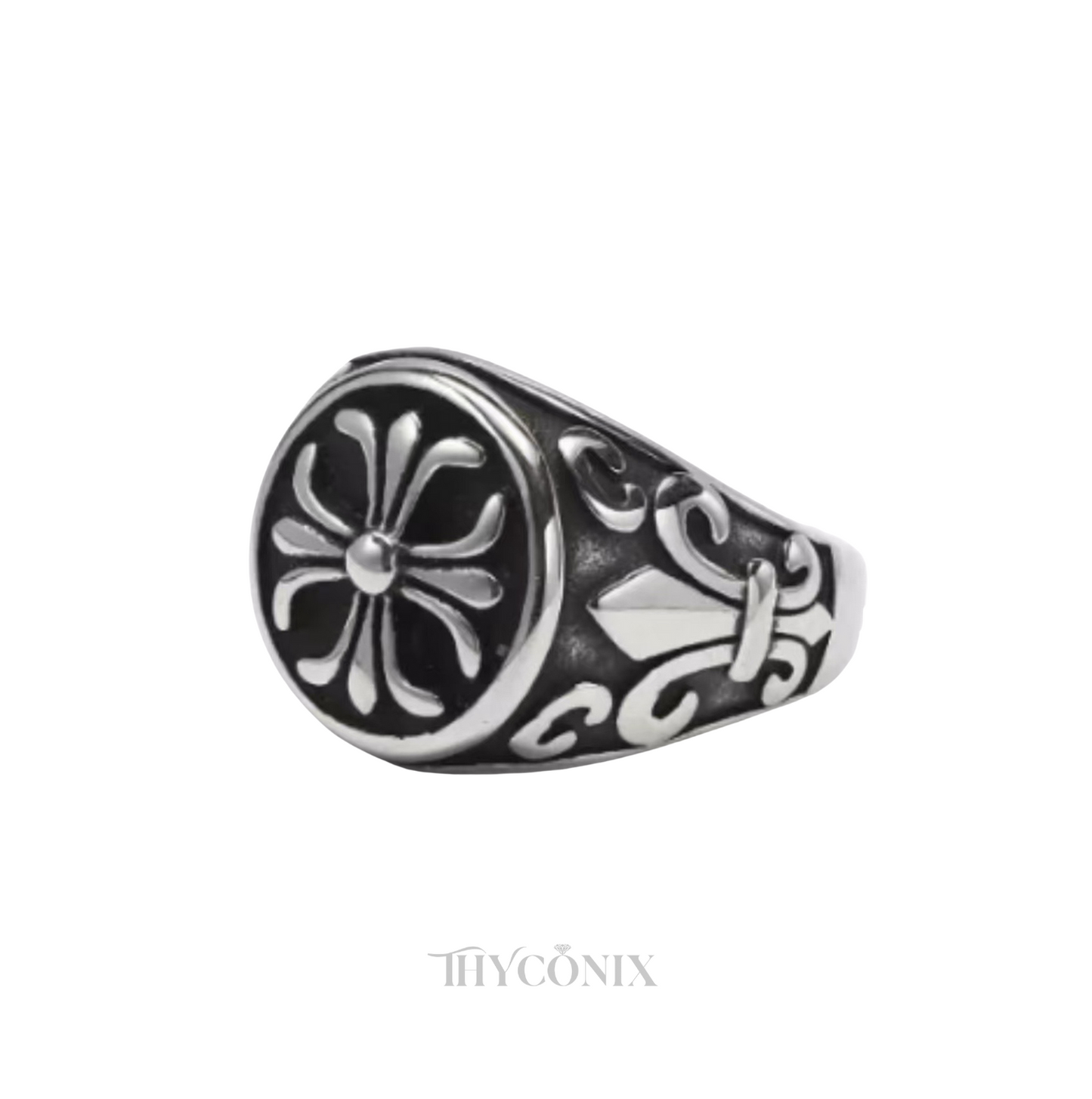 Chrome Silver Ring