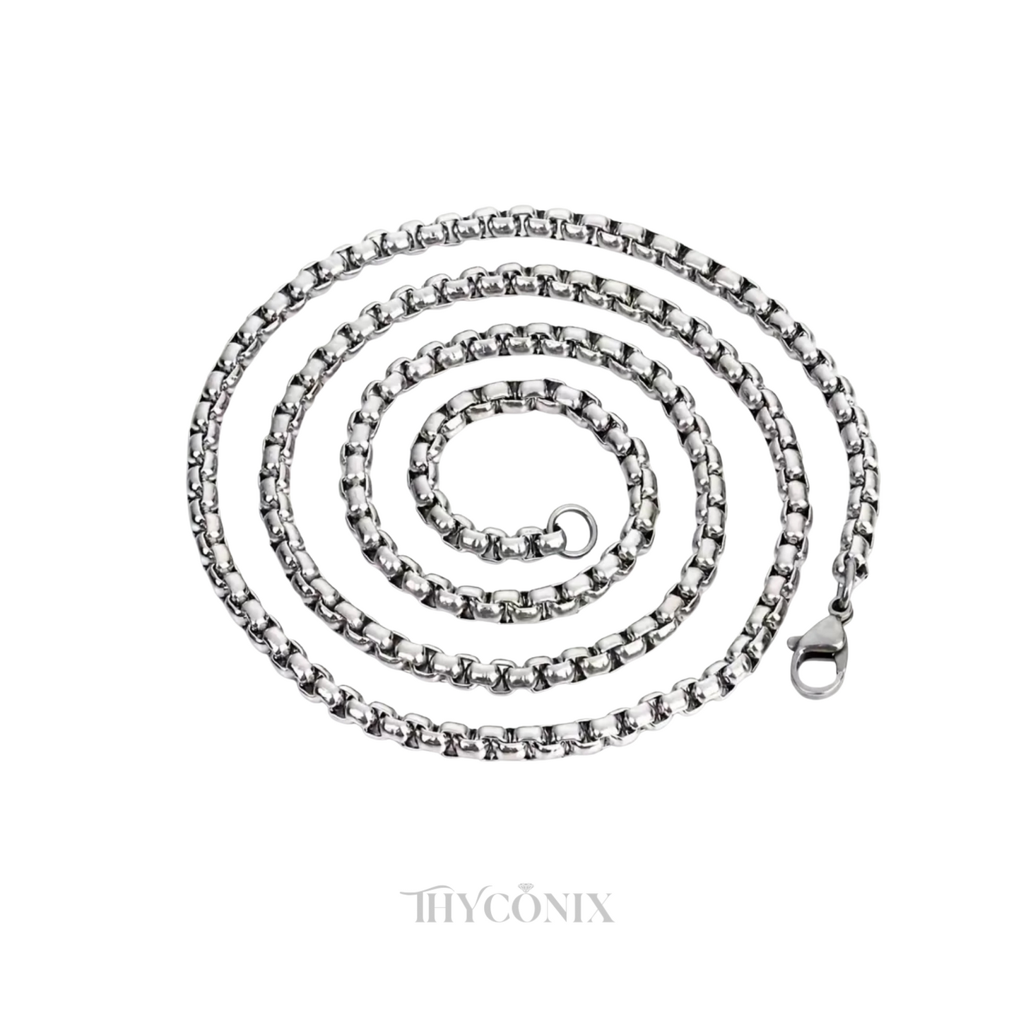 Silver box Chain