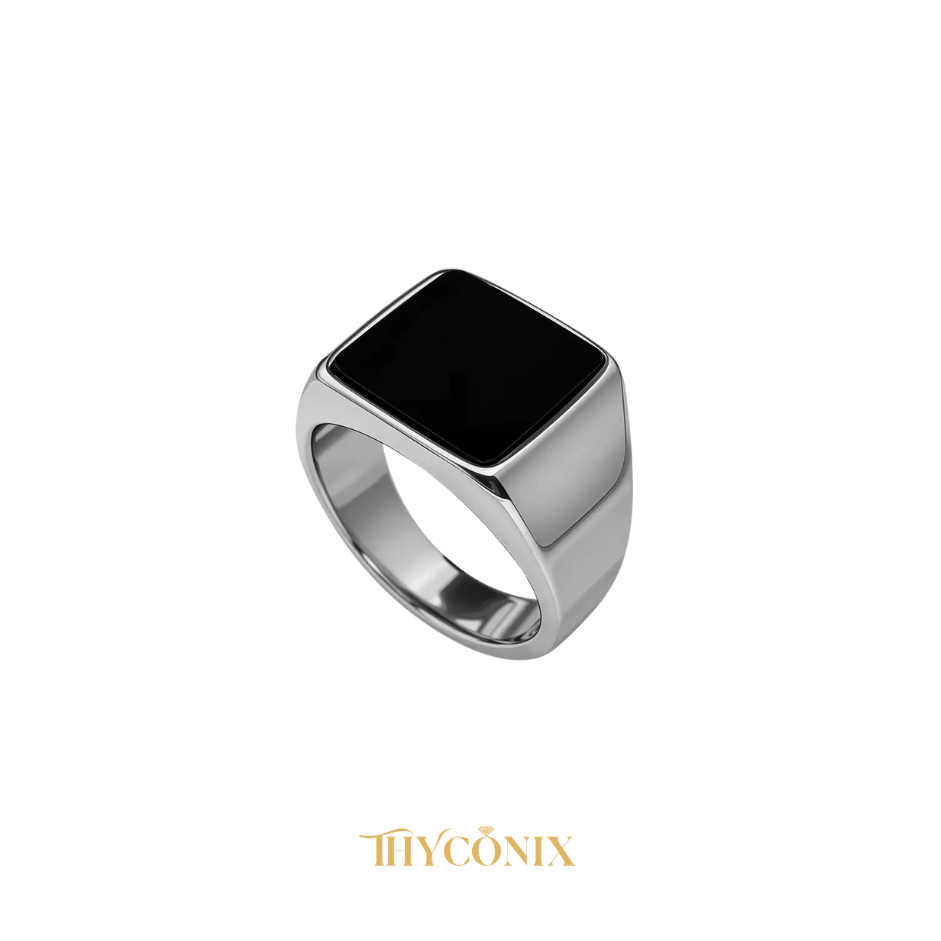 Black Signet Ring