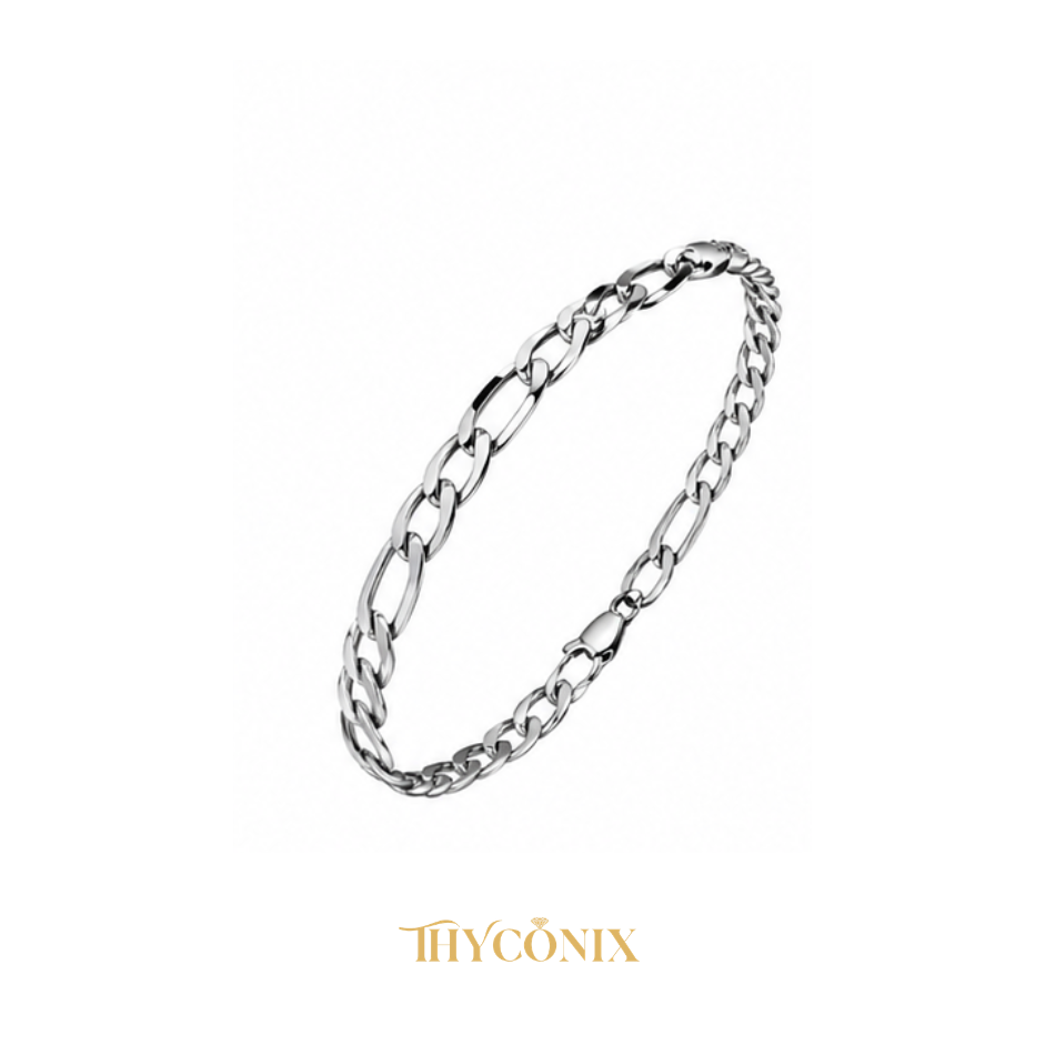 Stainless steel silver bracelets