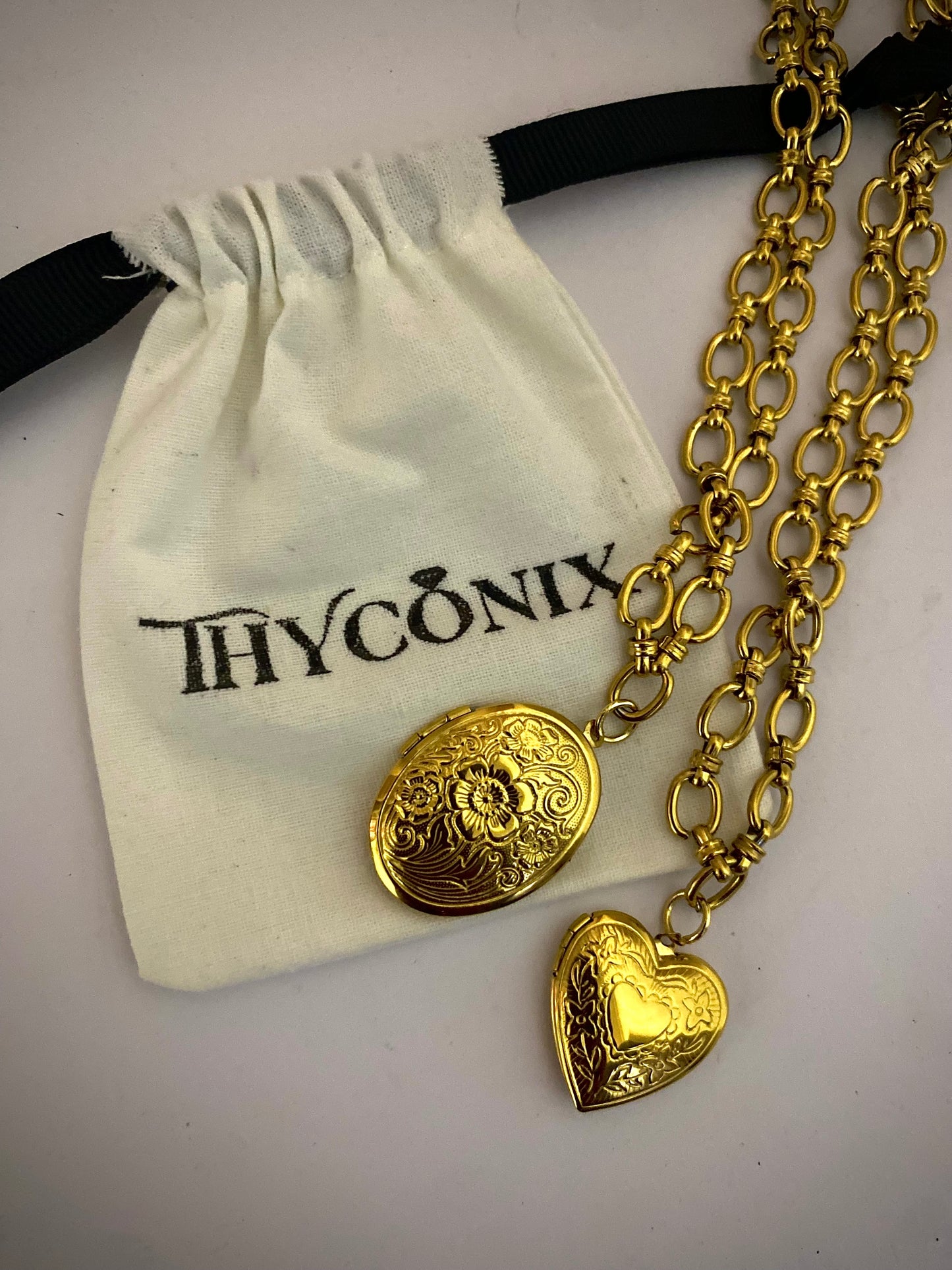 Heart Gold locket Pedant