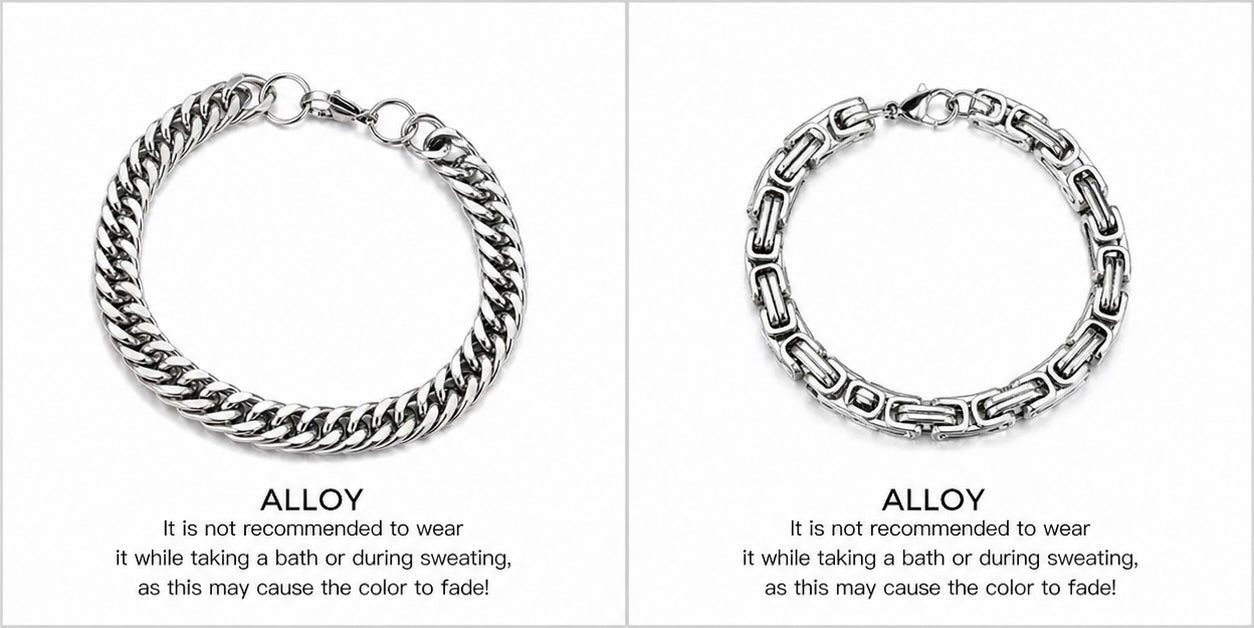 Alloy Silver bracelets