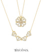 Clover Heart Necklace