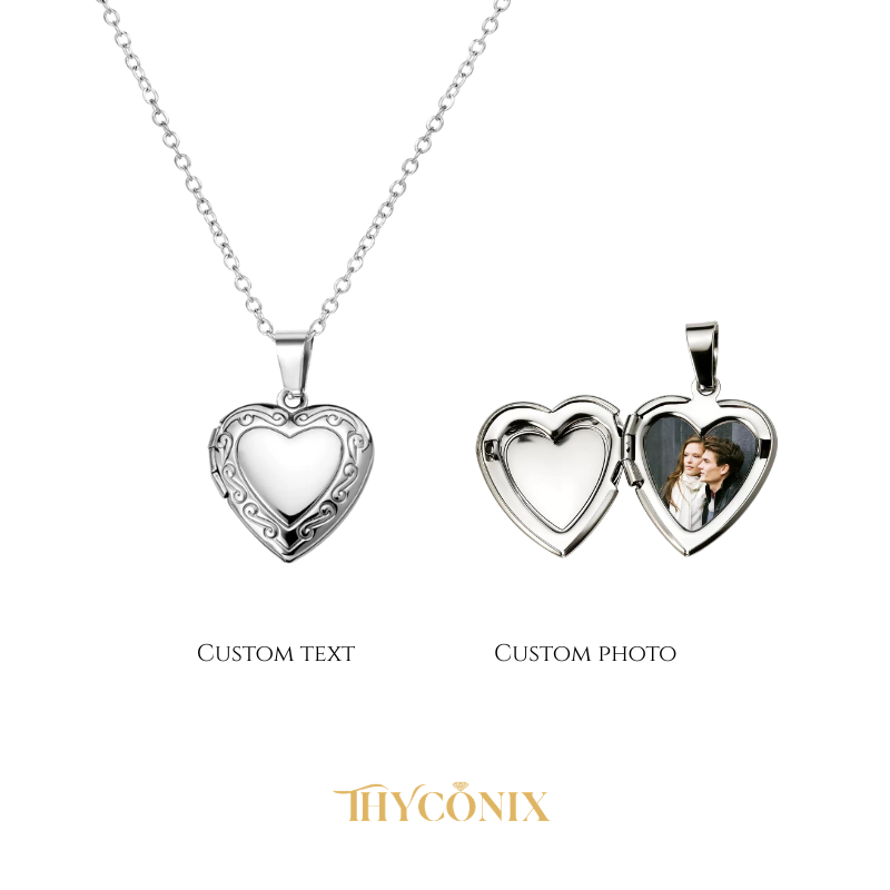 La memoria Locket Necklace