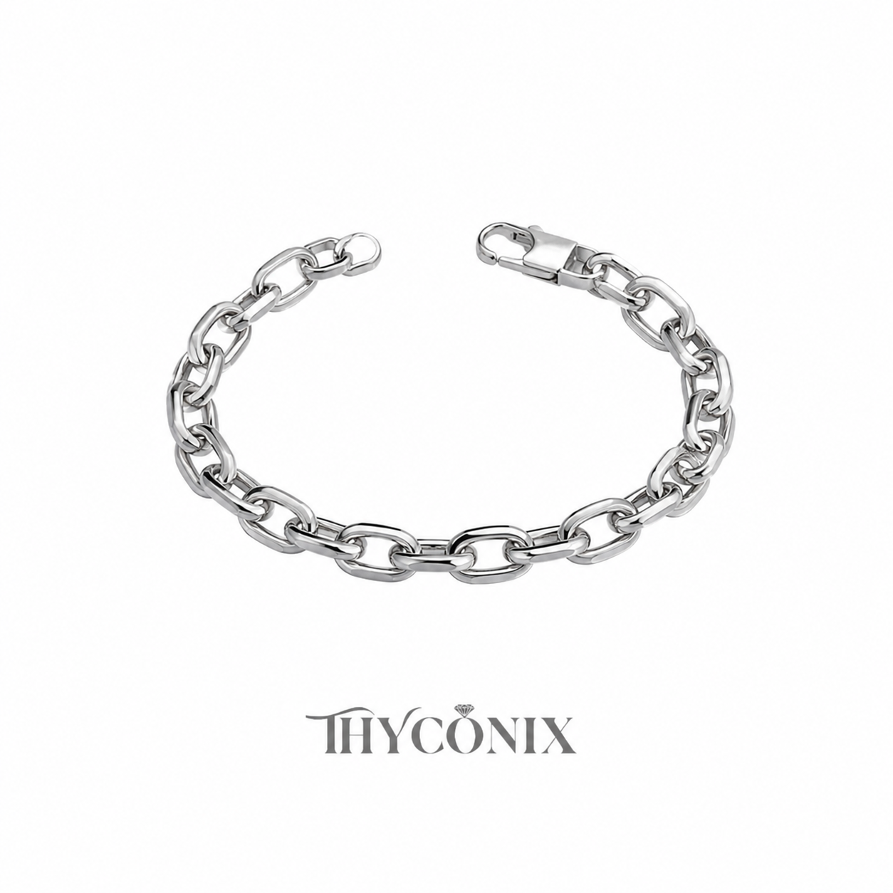 Stainless steel silver bracelets