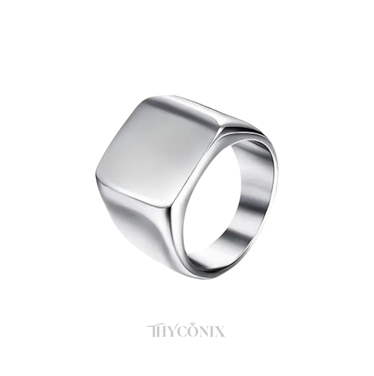 Titanium Steel Silver Rings