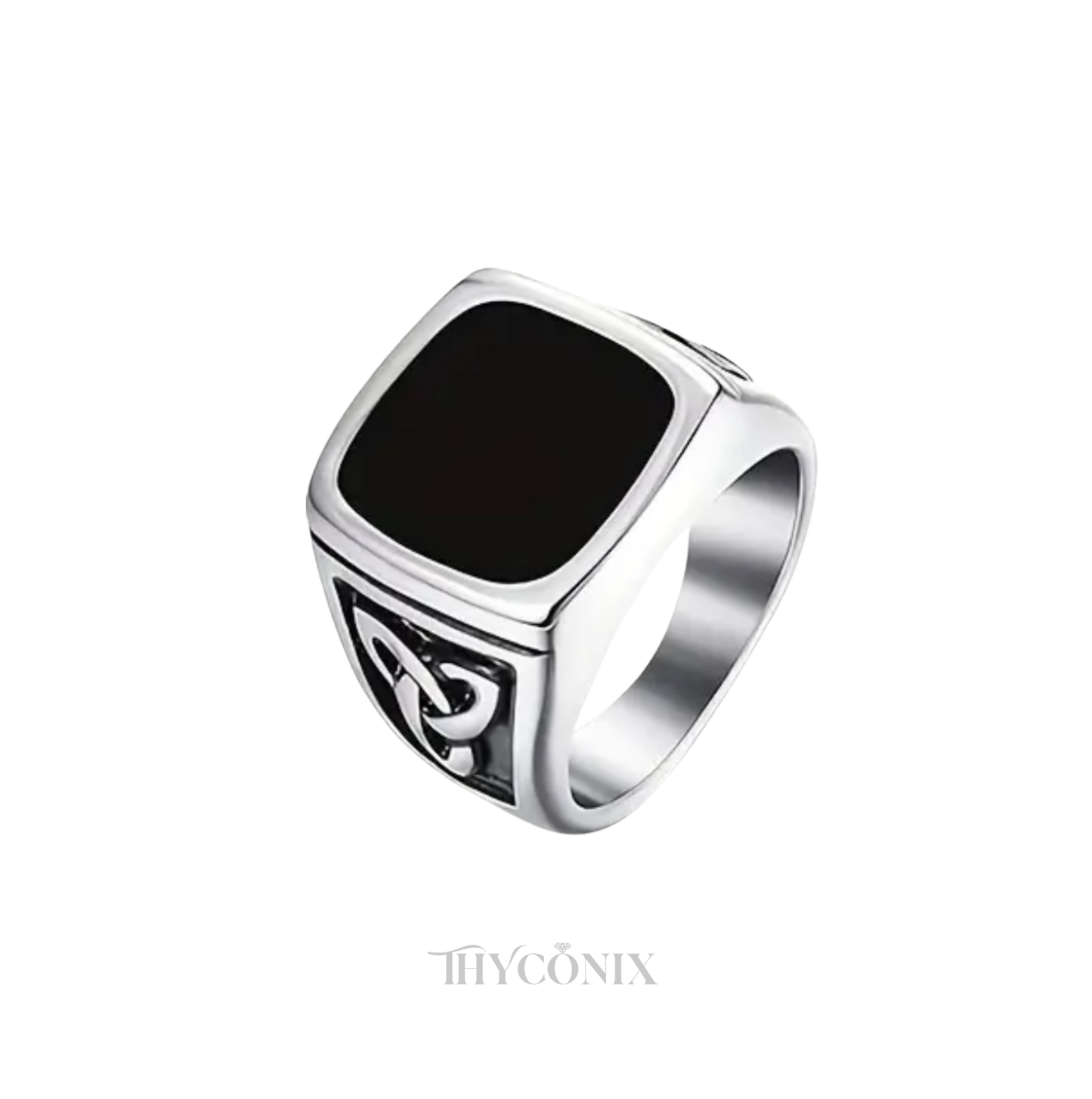 Titanium Steel Silver Rings