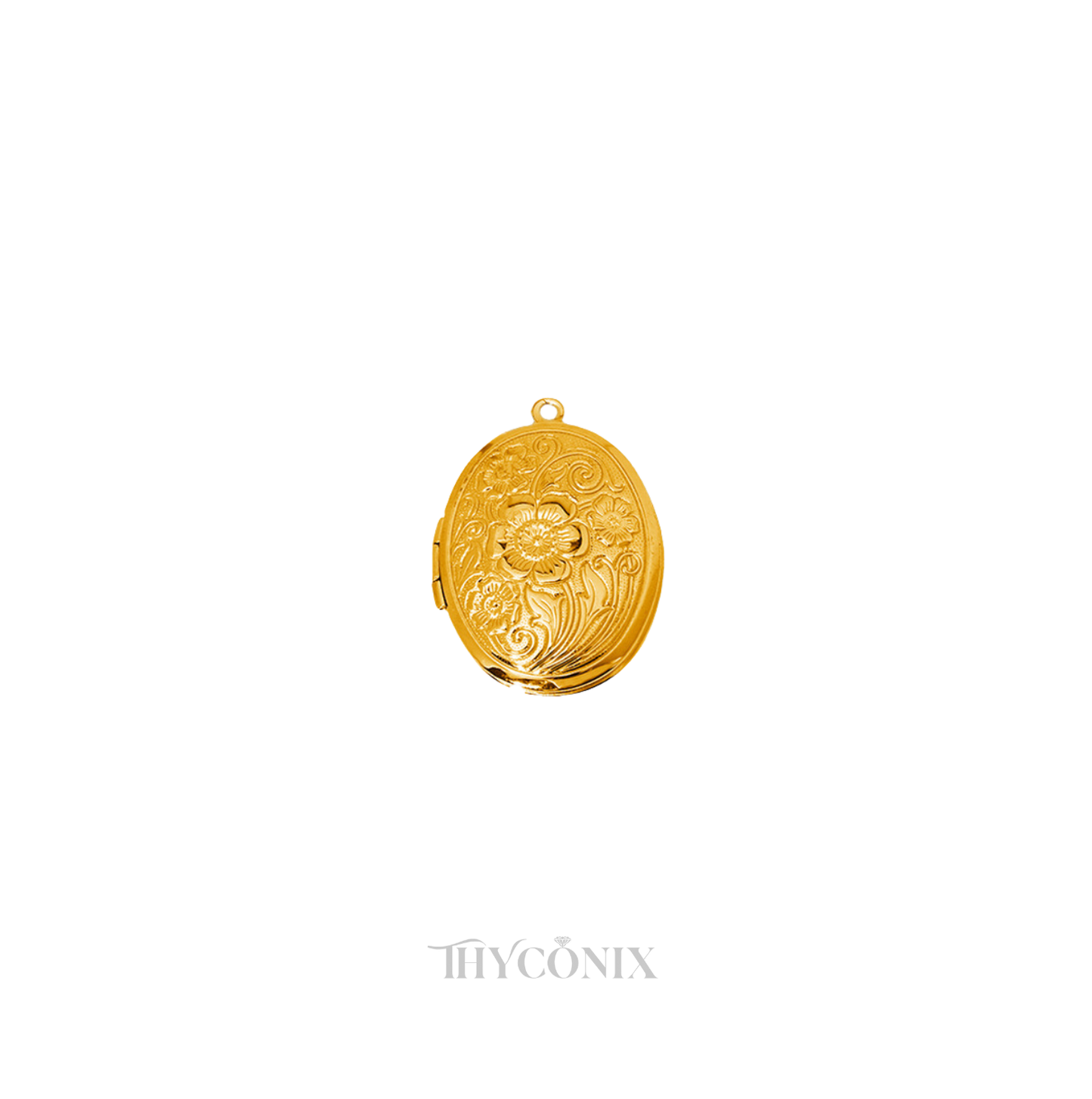 Oval Gold locket Pendant