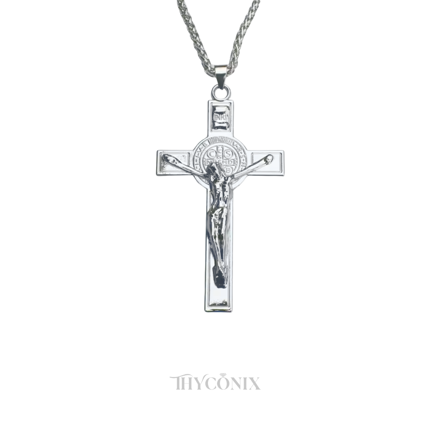 Silver Crucifix Necklace