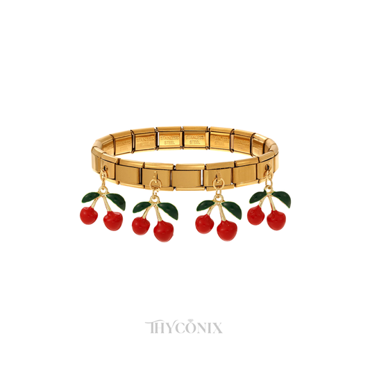 Cherry Gold Bracelet