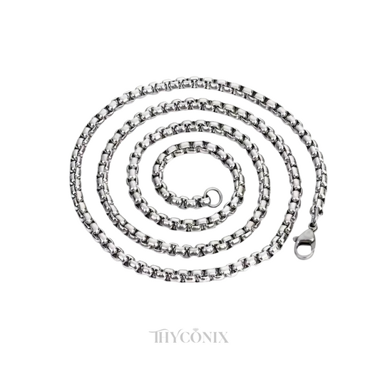 Silver box Chain
