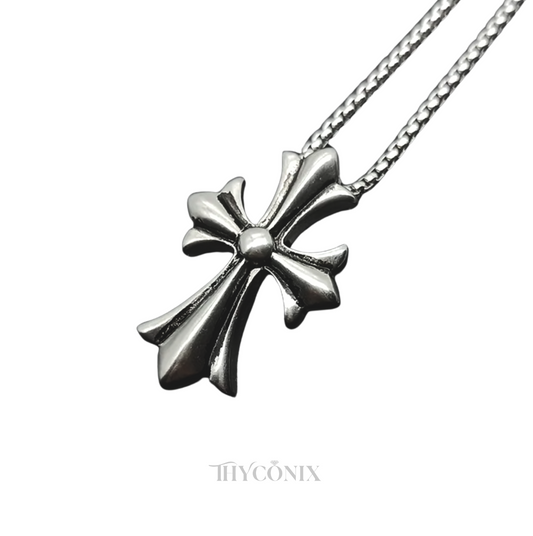 Chrome Stainless Steel Box Chain Necklace