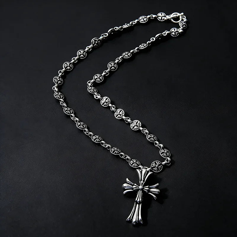 Simple Retro Versatile Collarbone Chain Necklace for Women