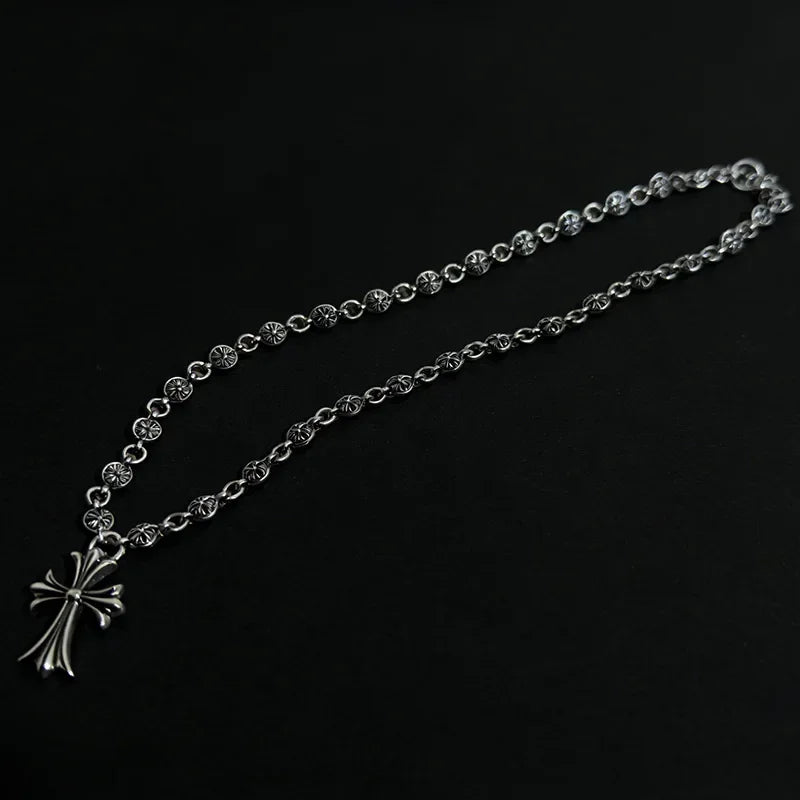 Simple Retro Versatile Collarbone Chain Necklace for Women