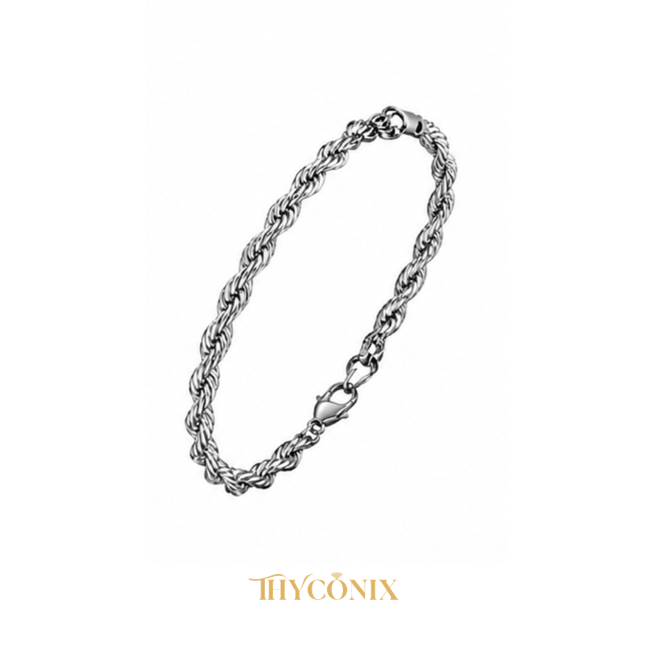 Stainless steel silver bracelets