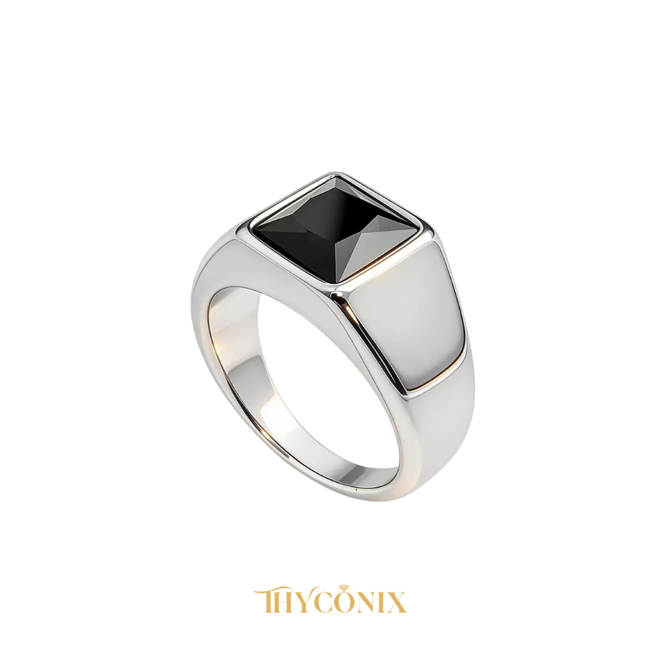 Black Signet Ring