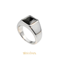 Black Signet Ring